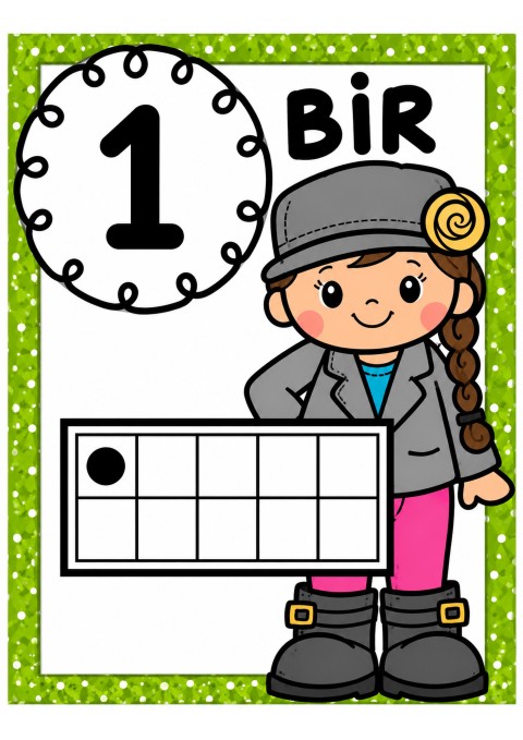 1-BIR Eğitici Görsel - Sayılar ve Temel Matematik Öğretimi