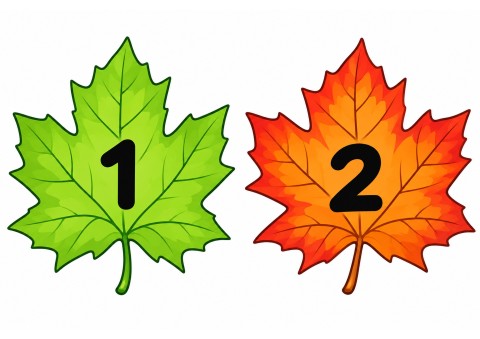 Kış ve Sonbahar Yaprakları: 2 Yaprak (İki Yaprak)