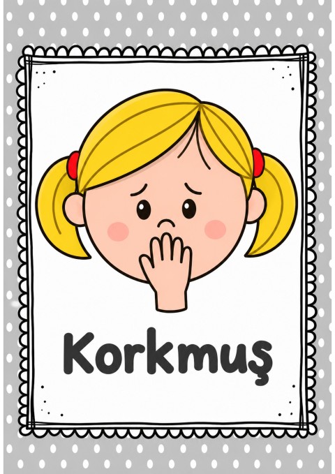 Korkmuş Duygusu Çizimi