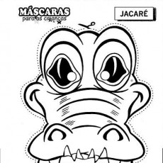 Çocuklar için Maskara: CİVA BASKI - JACARÉ (Krokodil)