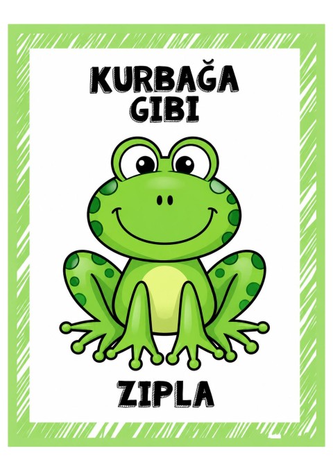 KURBAĞA GİBİ ZIPLA - Eğlenceli Fiziksel Aktivite Veya Oyun Etkinliği