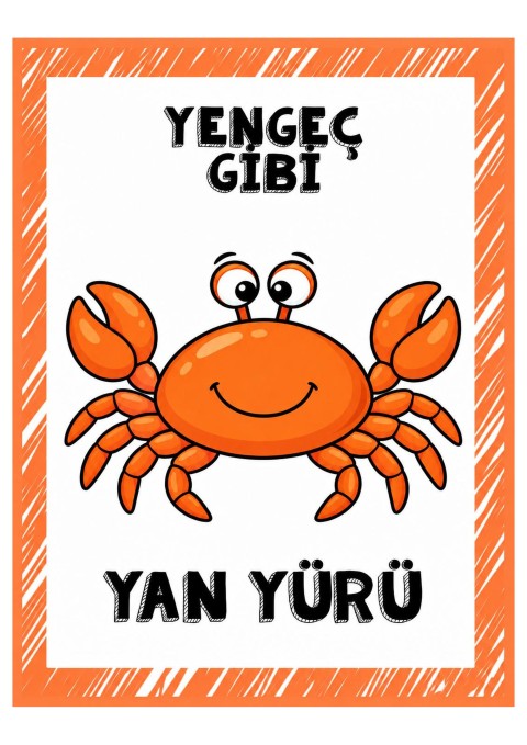 Yengeç Gibi Yan Yana Yürüyen Renkli Karides Eğitimi