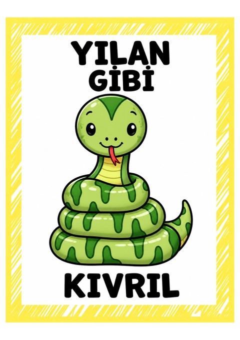 Yılan Gibi Kıvrıl - Eğitim Materyali