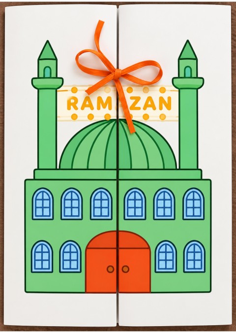 Ramazan Temalı Camii Kartı - 1