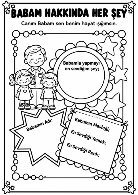 Baba Hakkında Bilgi Formu: Babamın Adı ve Özellikleri