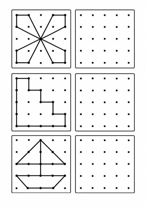 Geometrik Şekiller ve Noktalar Alıştırmaları