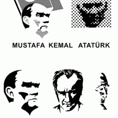 Mustafa Kemal Atatürk Temalı Grafik Tasarım