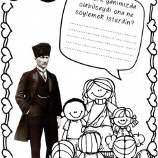 Atatürk ve çocuklar: Sonsuza kadar sohbet etme etkinliği