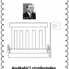 Anıtkabir Çizim Etkinliği: Tamamla ve Boya