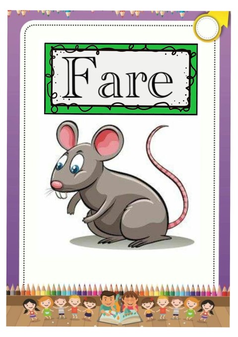 Fare: Hayvanların Öğrenilmesi için Eğitici Materyal