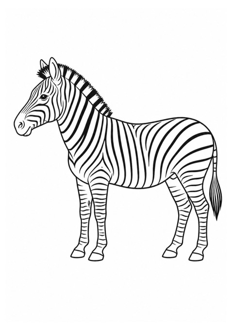 Zebra boyama