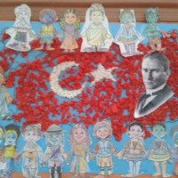 sanat etkınliği ,okuma yazmaçalişması 23 nisan çalişması ,kutlu doğum artık materyal çalişması (2637)
