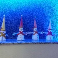 okul öncesınde kağit işler, duvar süsü ,davetiye kartları ,suluboya çalişması (4468)