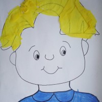 okul öncesınde kağit işler, duvar süsü ,davetiye kartları ,suluboya  çalişması (6685)