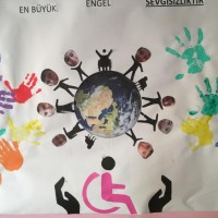 sanat etkınlığı ,boyama çalişması ,artık materyal (158)